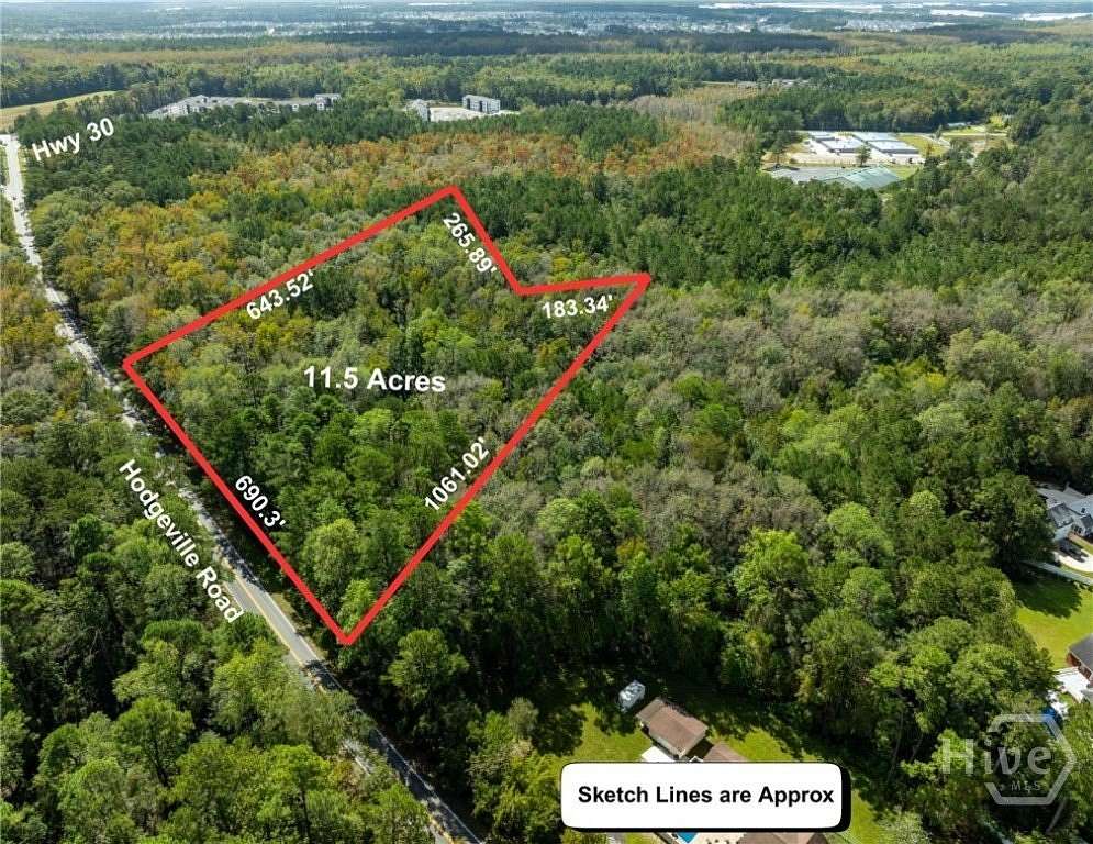 11.5 Acres of Recreational Land for Sale in Rincon, Georgia