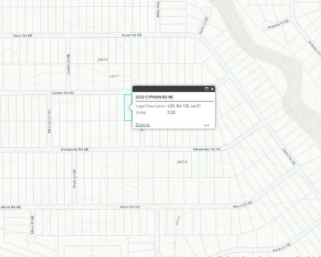 0.5 Acres of Land for Sale in Rio Rancho, New Mexico