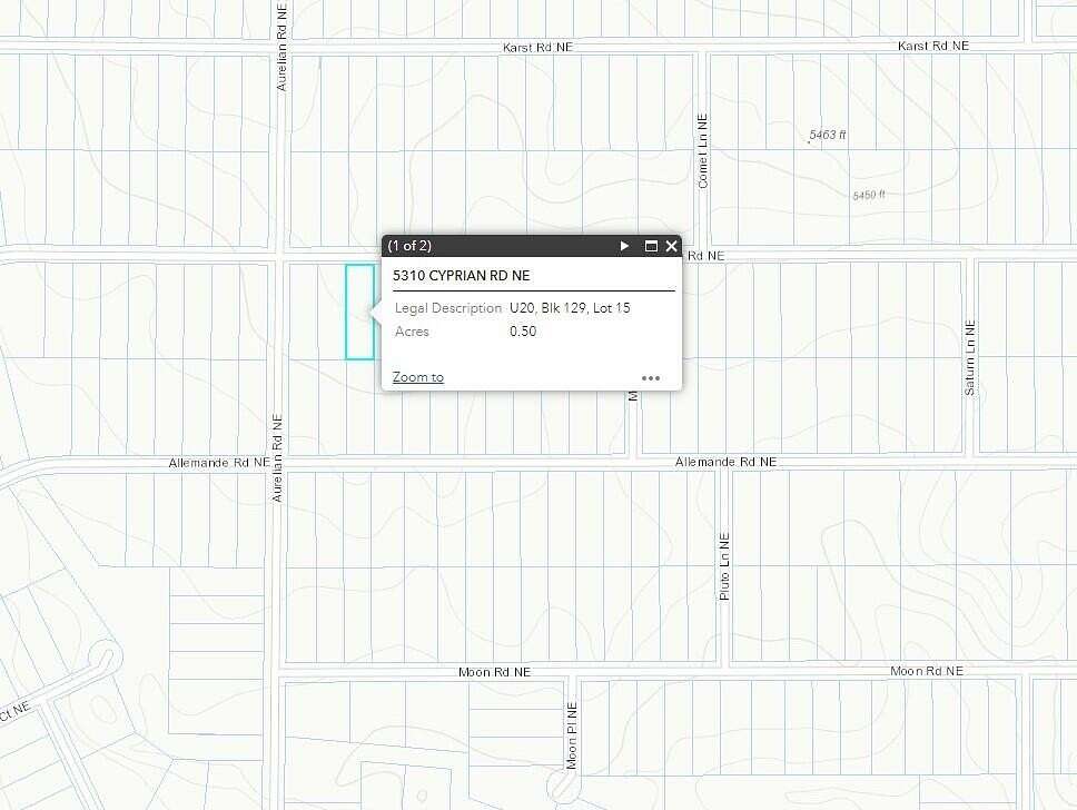 0.5 Acres of Land for Sale in Rio Rancho, New Mexico