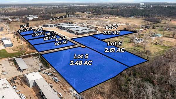 1.46 Acres of Mixed-Use Land for Sale in Rogers, Arkansas