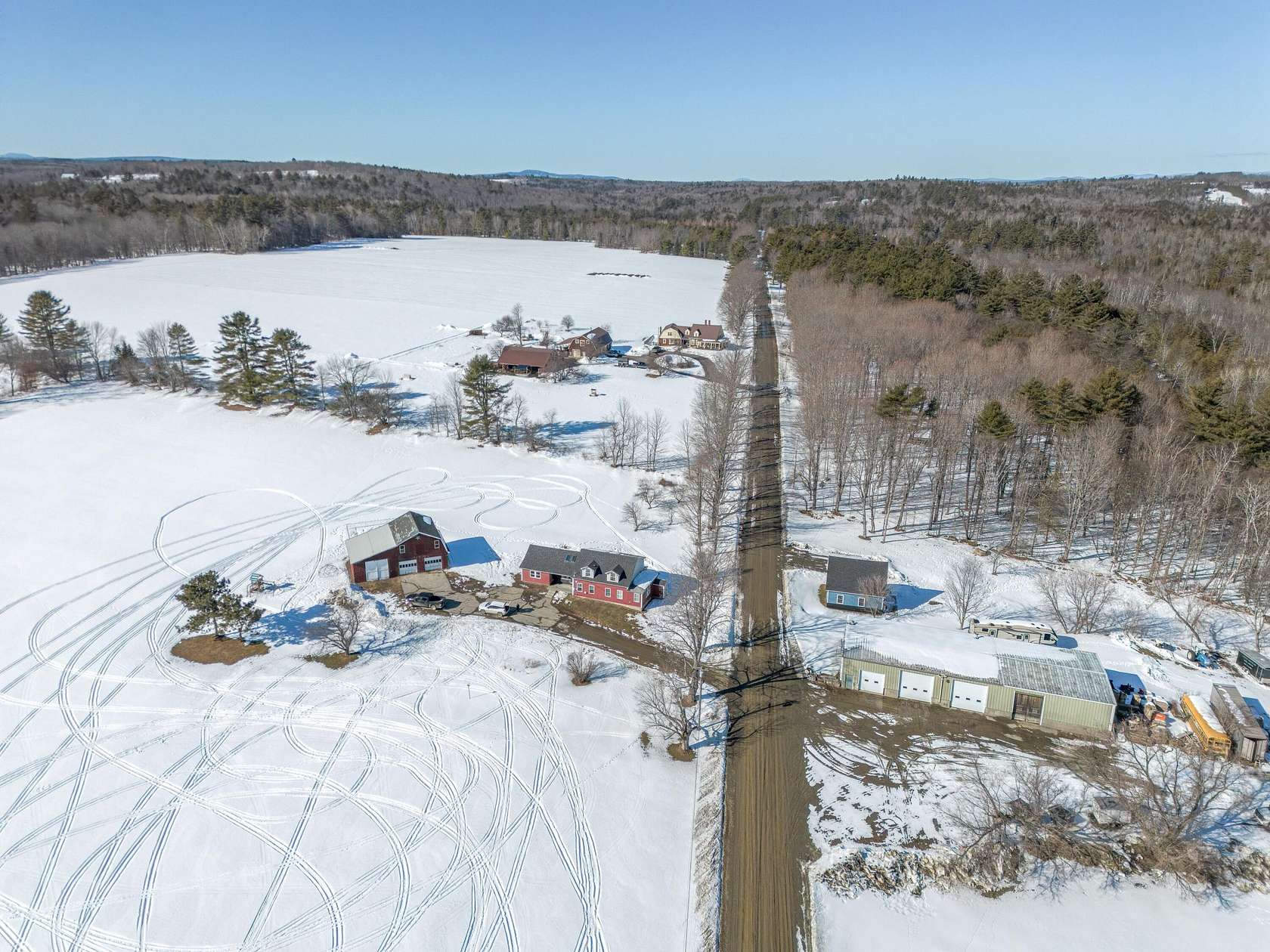 30 Acres of Recreational Land with Home for Sale in Cambridge, Maine