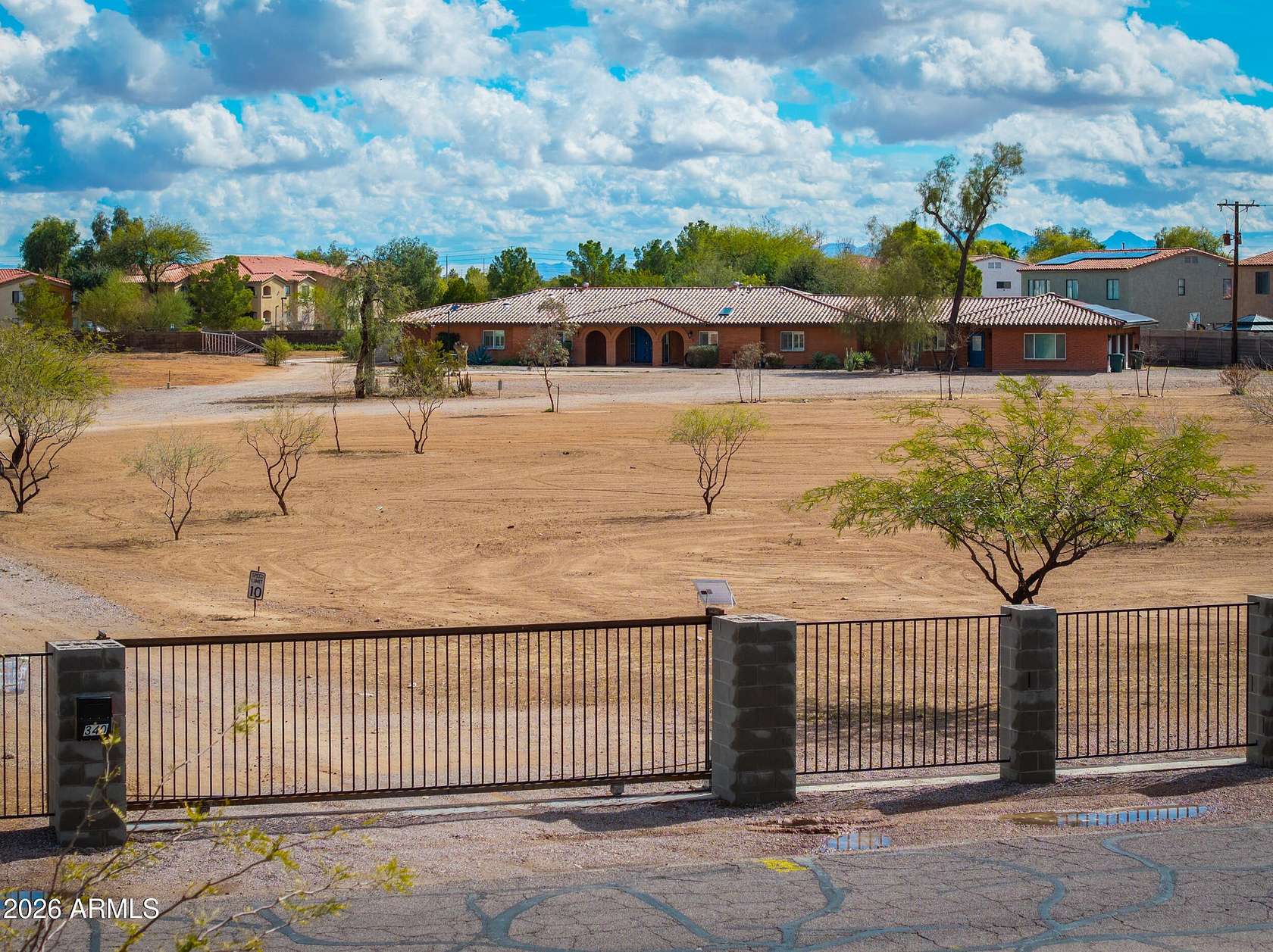 4.85 Acres of Residential Land with Home for Sale in Casa Grande, Arizona