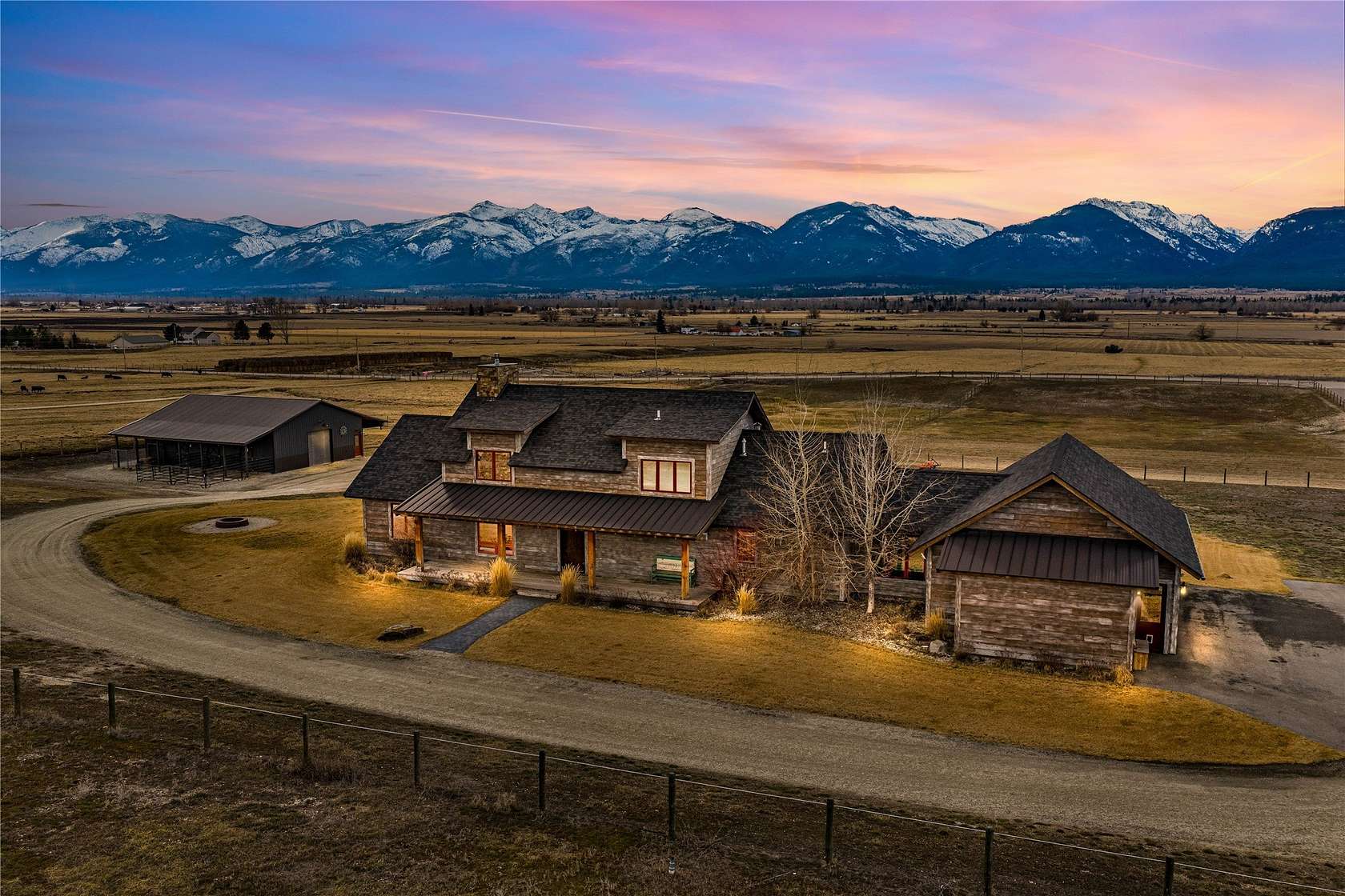 6.2 Acres of Land with Home for Sale in Corvallis, Montana