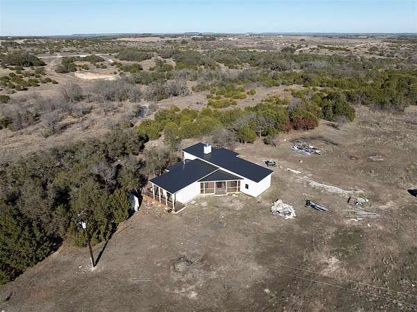 10.5 Acres of Land with Home for Sale in Hamilton, Texas