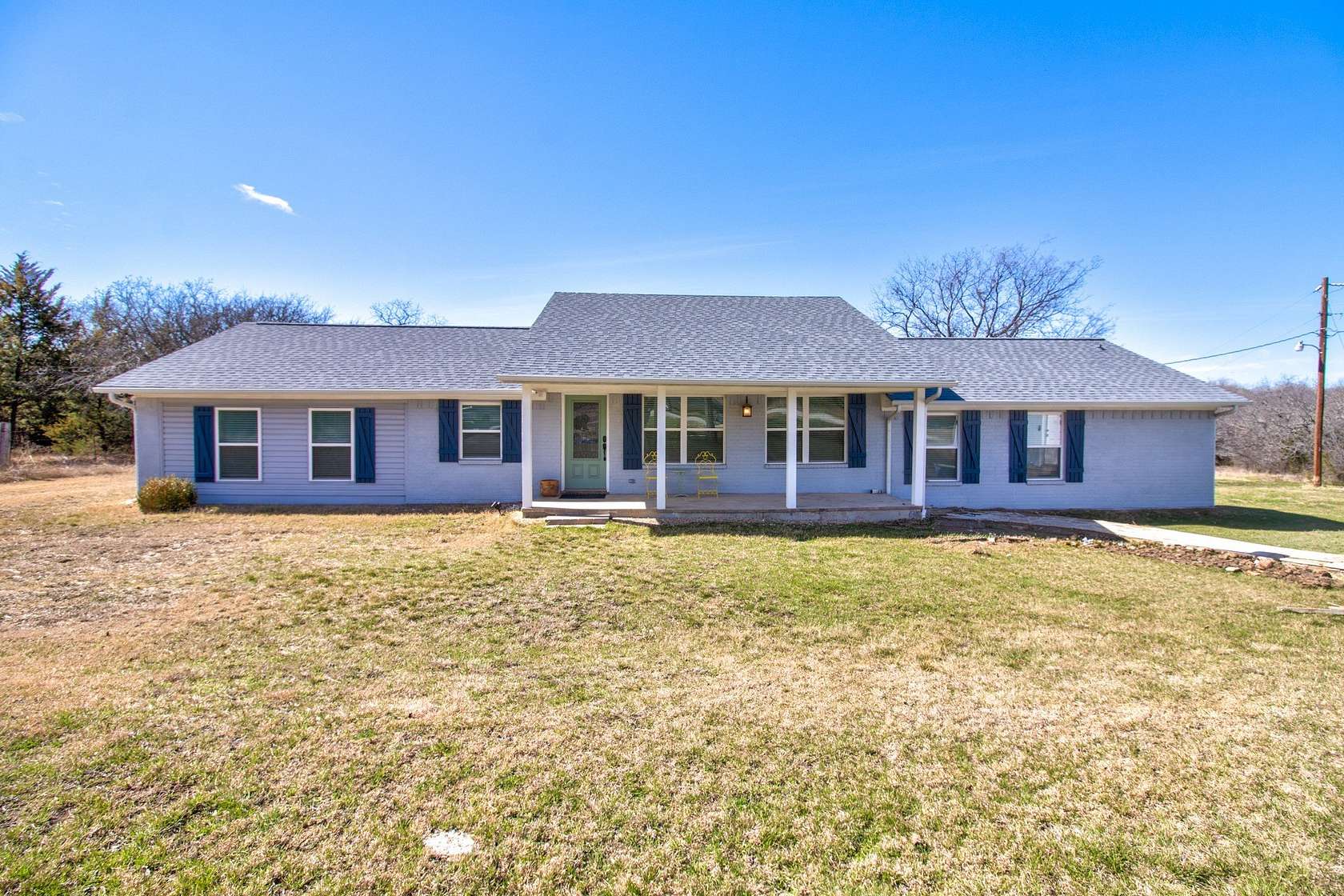 5 Acres of Land with Home for Sale in Cross Roads, Texas