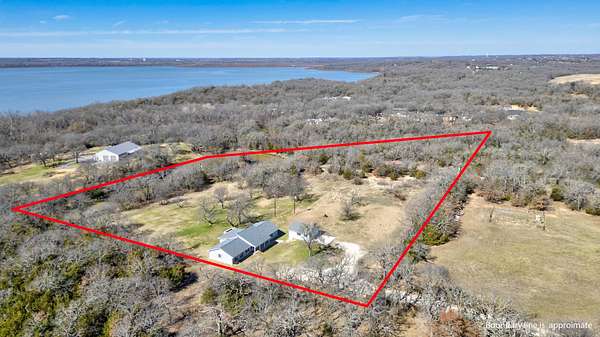 5 Acres of Land with Home for Sale in Cross Roads, Texas