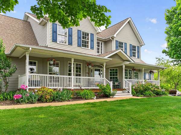 16.7 Acres of Land with Home for Sale in Staunton, Virginia