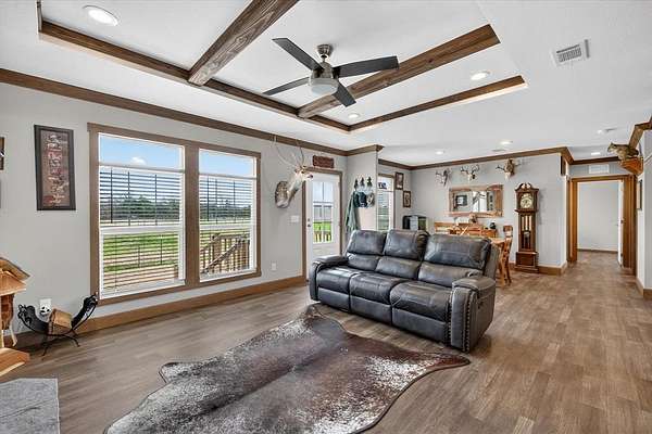 4 Acres of Residential Land with Home for Sale in Purdon, Texas