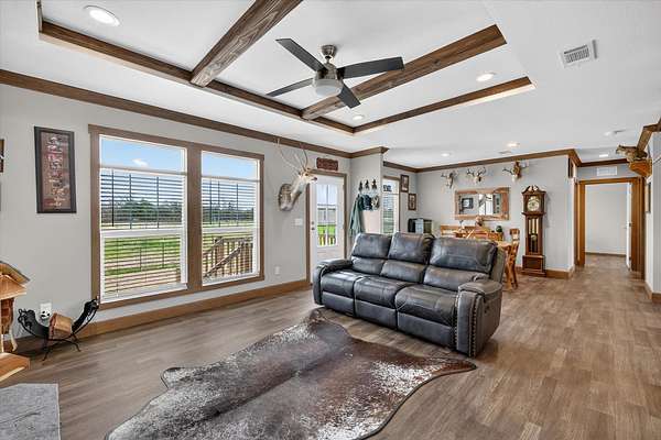 4 Acres of Land with Home for Sale in Purdon, Texas