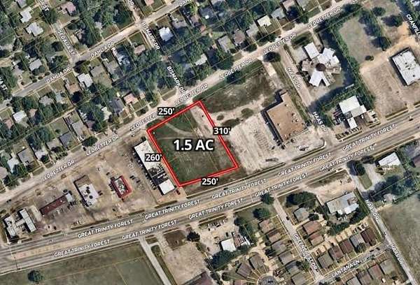 0.45 Acres of Commercial Land for Sale in Dallas, Texas