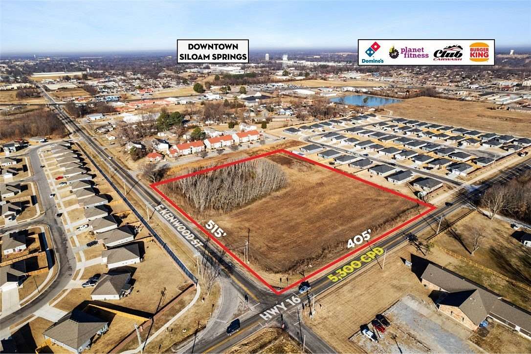 5 Acres of Mixed-Use Land for Sale in Siloam Springs, Arkansas