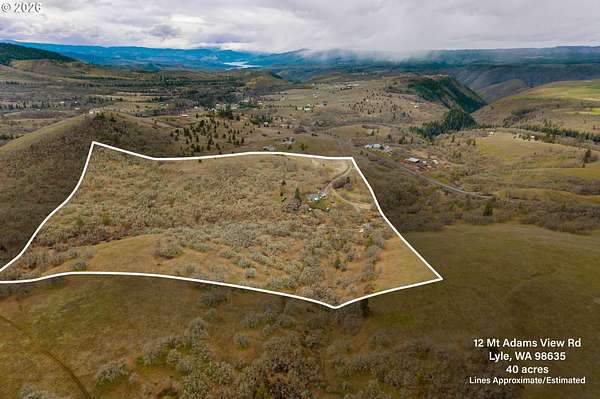 40 Acres of Land with Home for Sale in Lyle, Washington