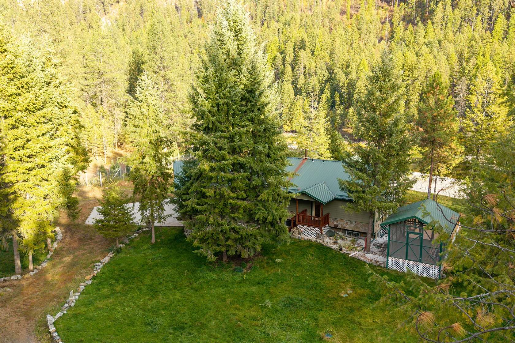 6.52 Acres of Residential Land with Home for Sale in Laurier, Washington