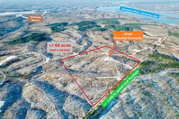68 Acres of Land for Sale in Holladay, Tennessee
