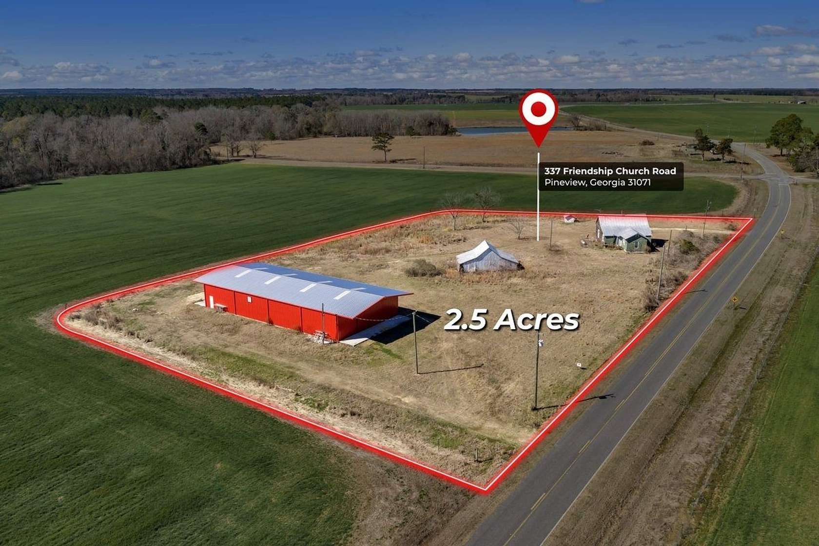 2.5 Acres of Land for Sale in Pineview, Georgia