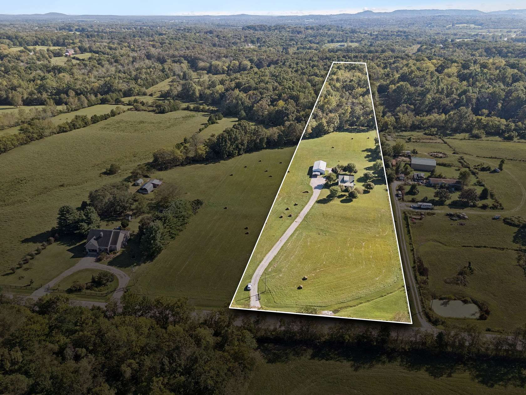 16 Acres of Land with Home for Sale in Eagleville, Tennessee