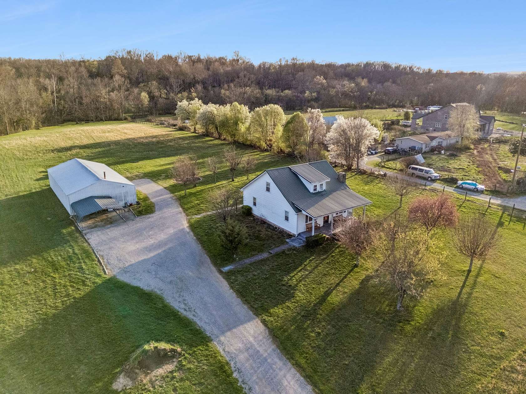 16 Acres of Recreational Land with Home for Sale in Eagleville, Tennessee