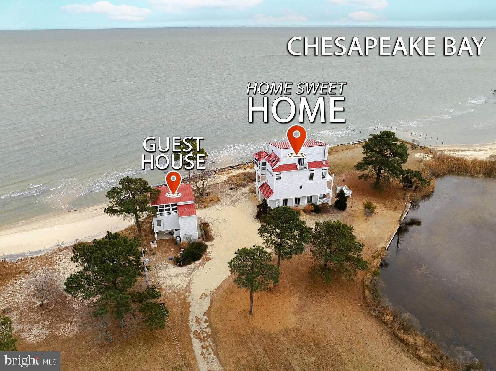 2 Acres of Land with Home for Sale in Scotland, Maryland