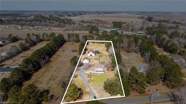 3.5 Acres of Land with Home for Sale in Chesapeake, Virginia
