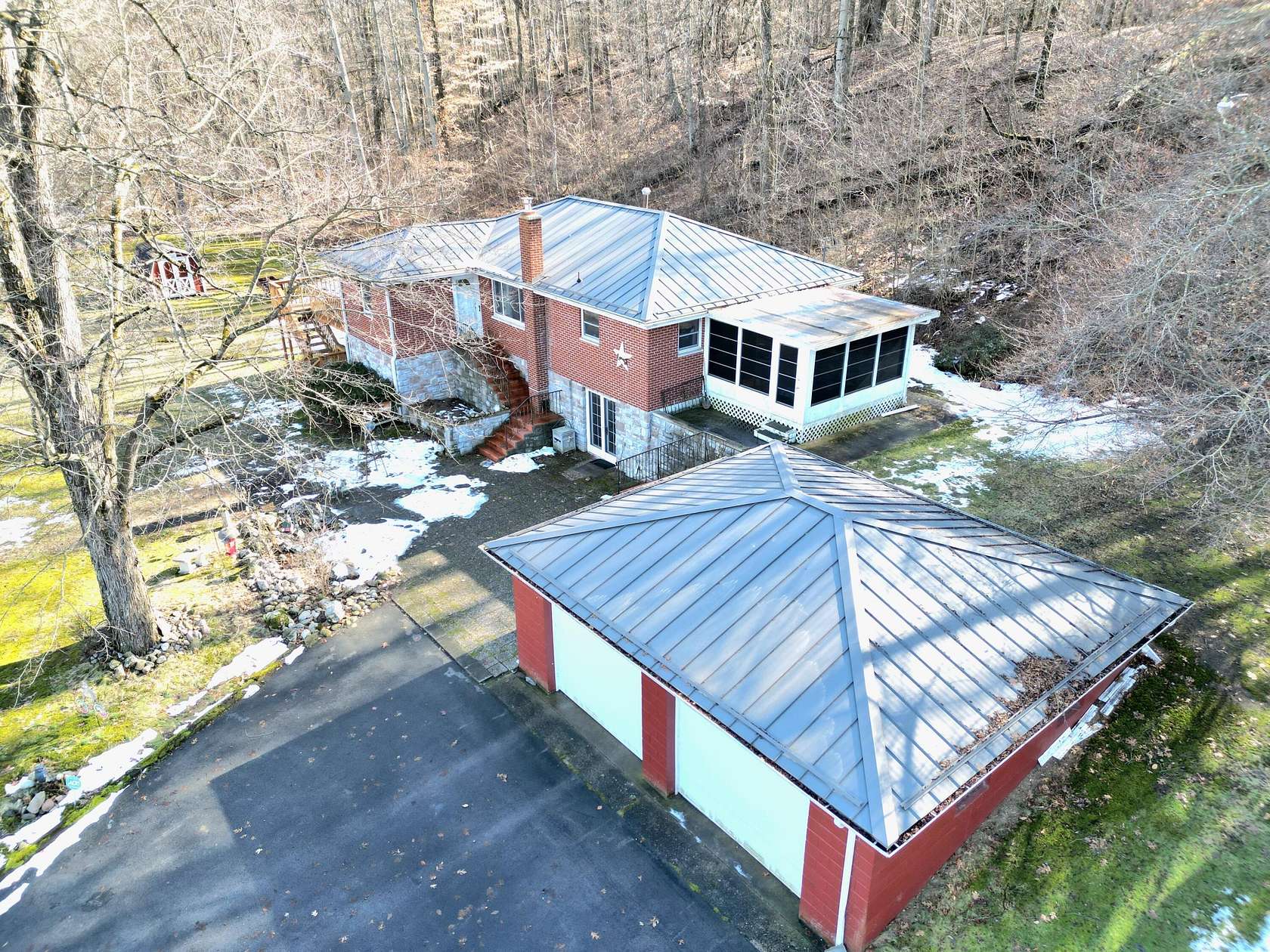 2.39 Acres of Residential Land with Home for Sale in Jones, Michigan