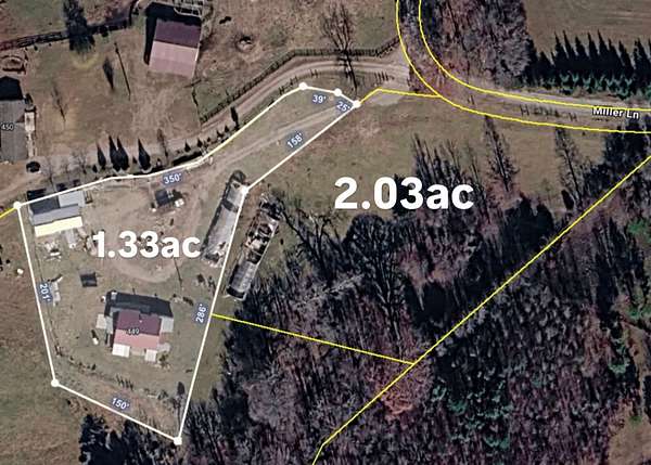 3.39 Acres of Residential Land with Home for Sale in Goodspring, Tennessee