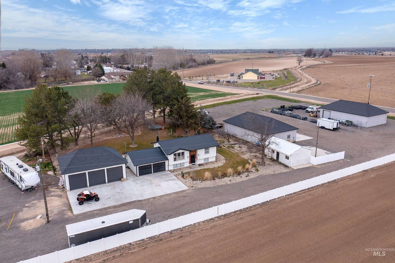 2.85 Acres of Land with Home for Sale in Nampa, Idaho