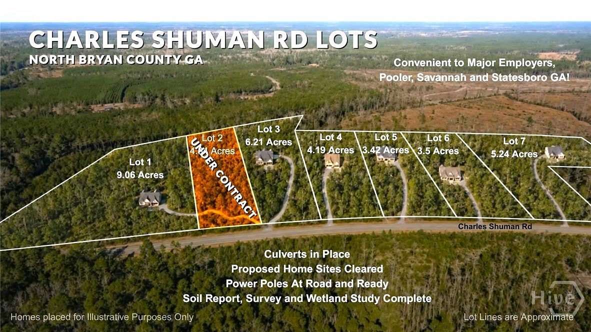 4.19 Acres of Residential Land for Sale in Pembroke, Georgia