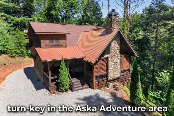 1.5 Acres of Land with Home for Sale in Blue Ridge, Georgia