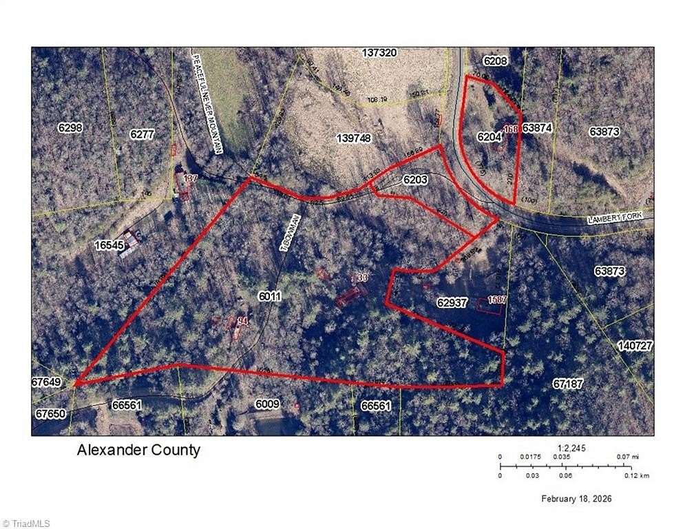 16 Acres of Land for Sale in Taylorsville, North Carolina