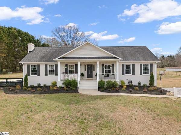 10.6 Acres of Land with Home for Sale in Piedmont, South Carolina