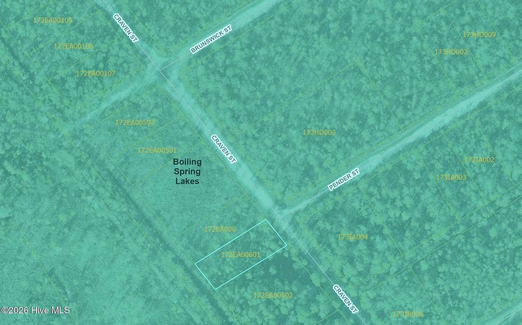 0.37 Acres of Land for Sale in Boiling Spring Lakes, North Carolina