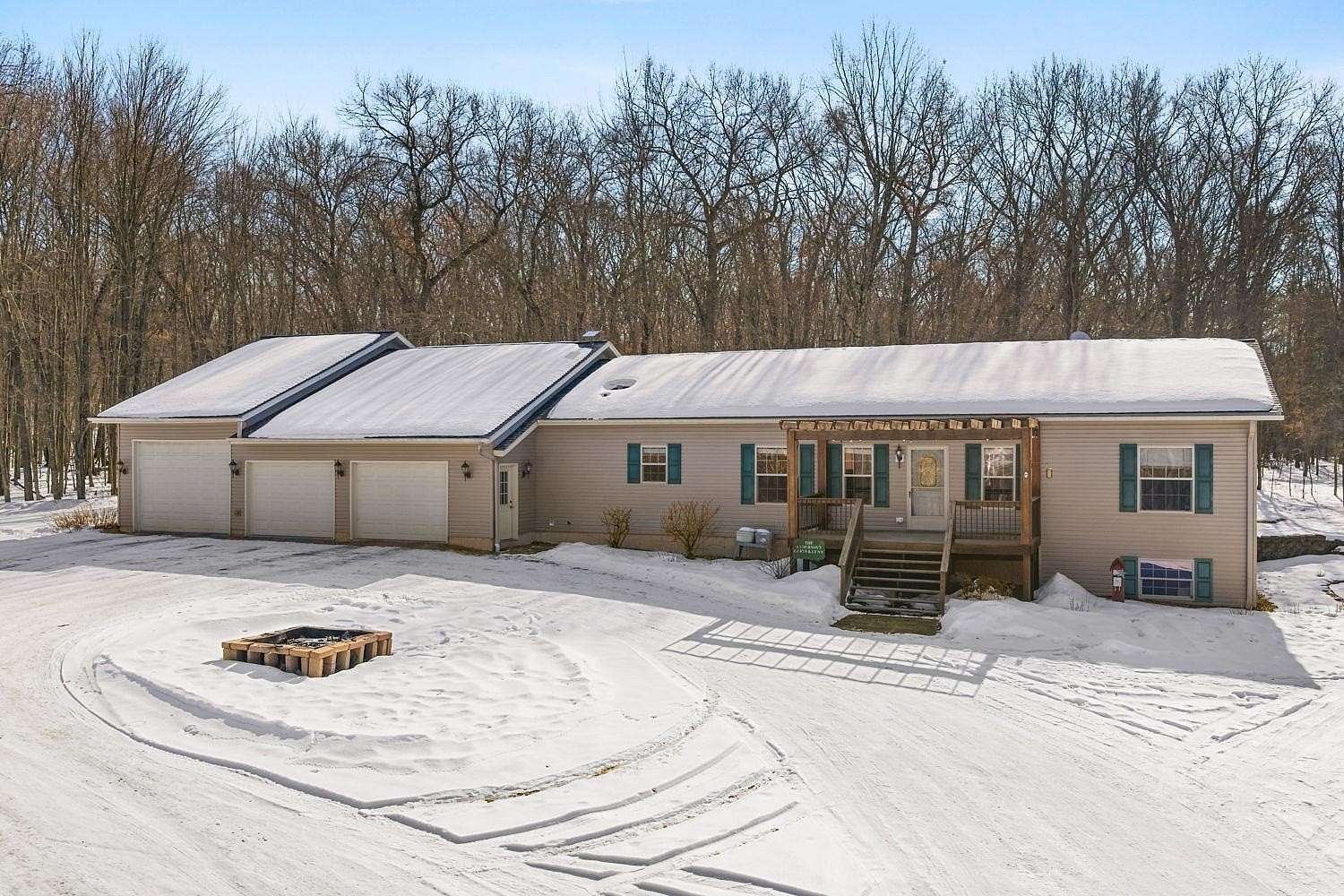 40 Acres of Land with Home for Sale in Fairchild, Wisconsin