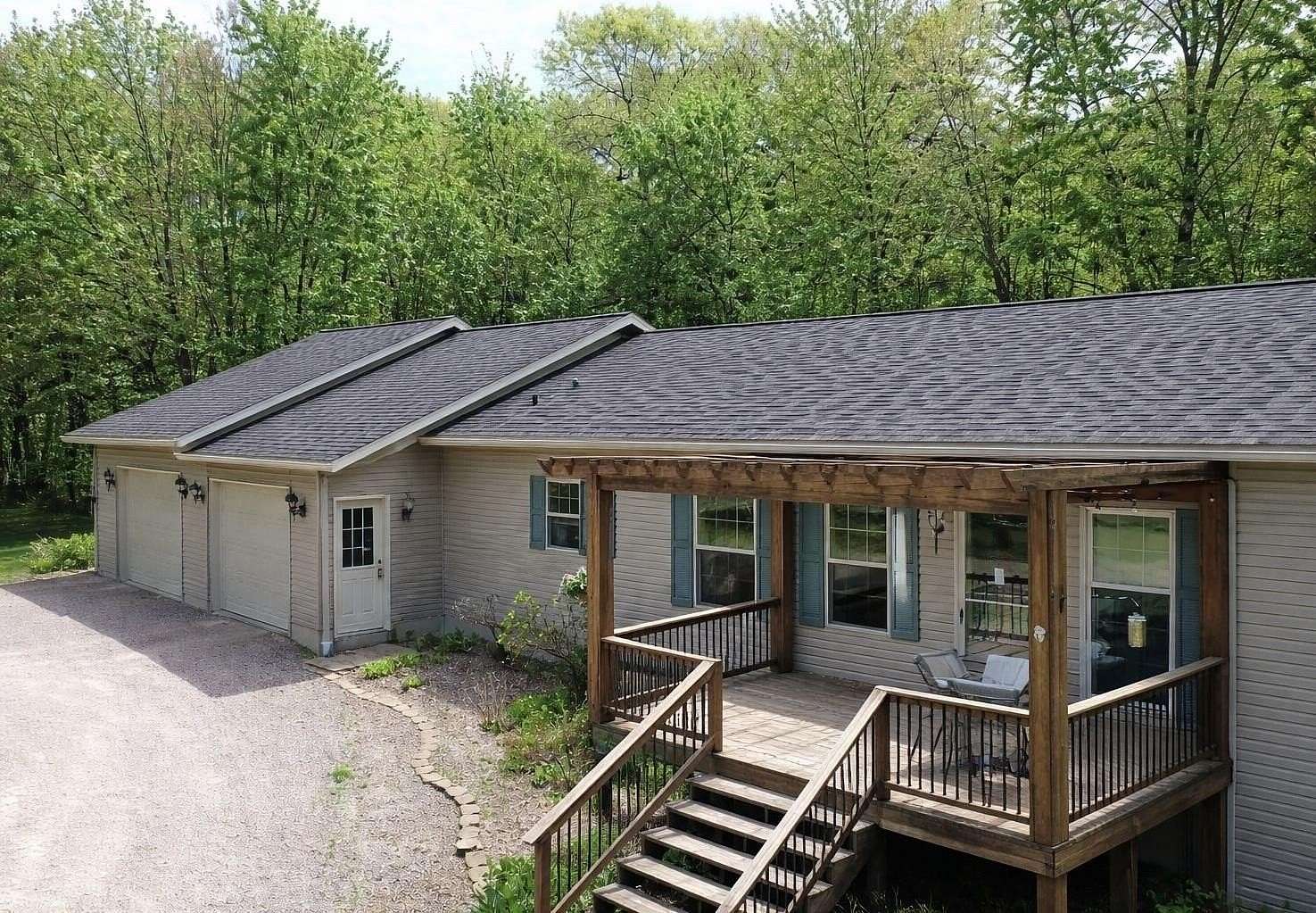 40 Acres of Recreational Land with Home for Sale in Fairchild, Wisconsin