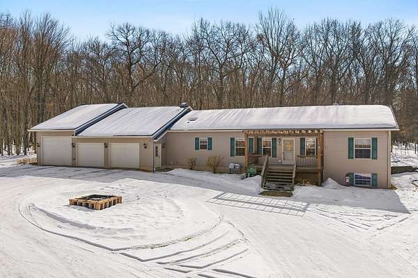 40 Acres of Land with Home for Sale in Fairchild, Wisconsin