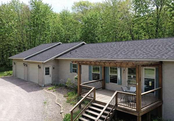 40 Acres of Land with Home for Sale in Fairchild, Wisconsin