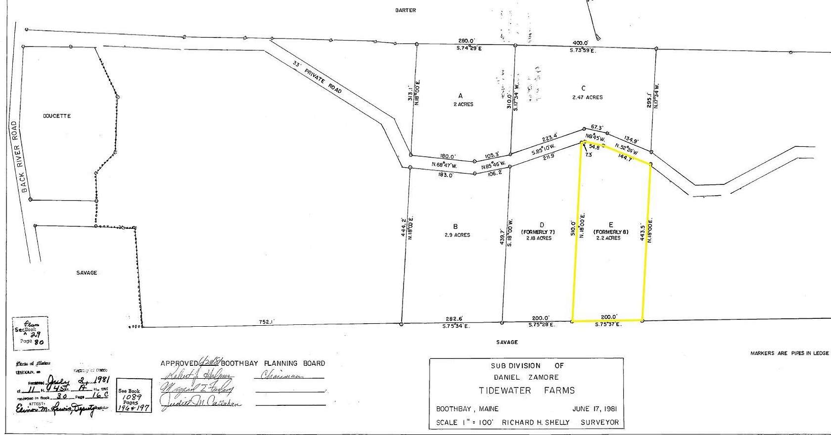 2.2 Acres of Land for Sale in Boothbay, Maine