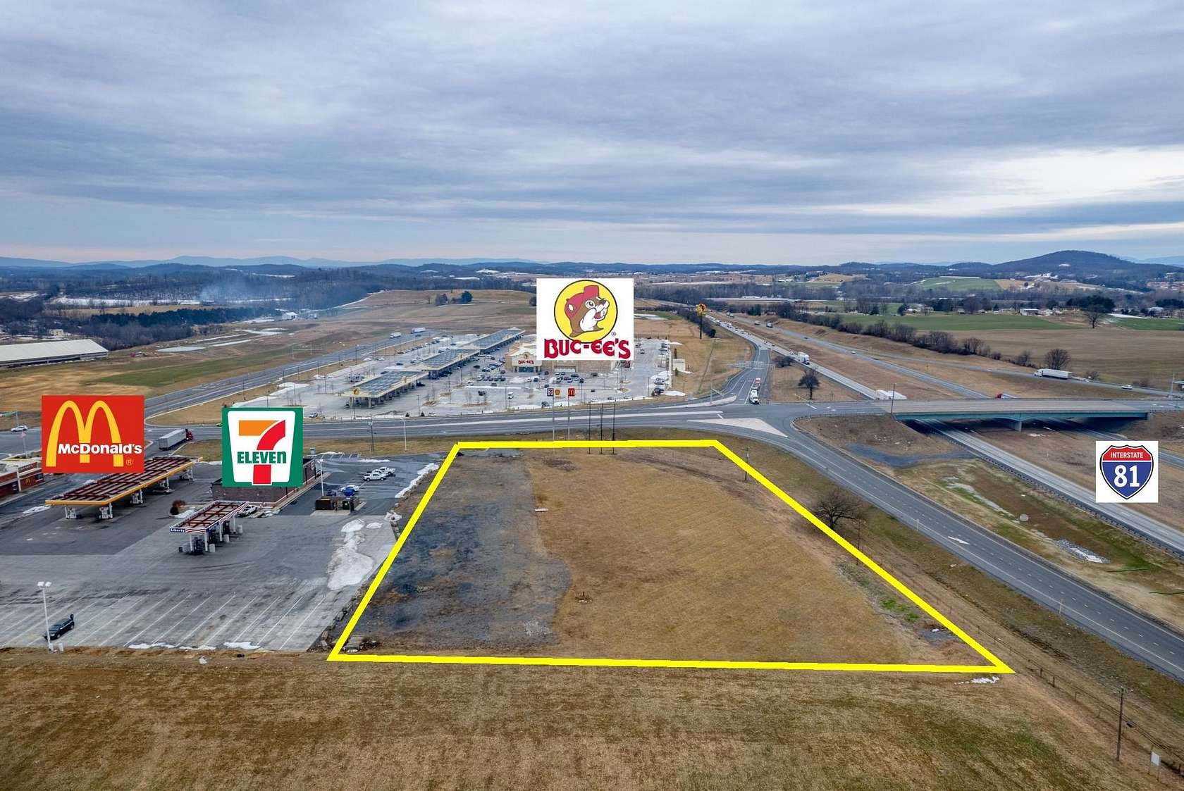 2.85 Acres of Commercial Land for Lease in Mount Crawford, Virginia