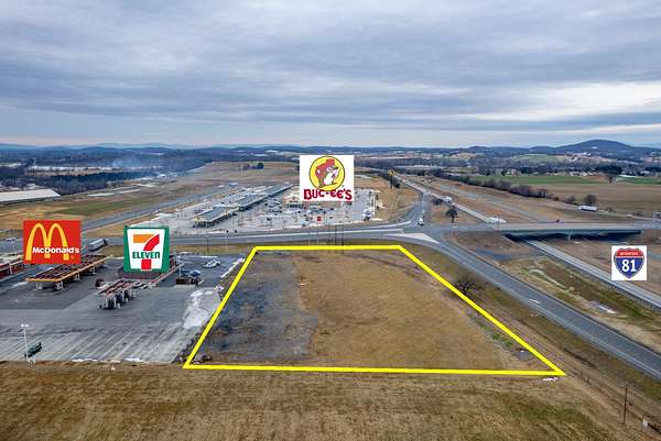 2.85 Acres of Commercial Land for Lease in Mount Crawford, Virginia