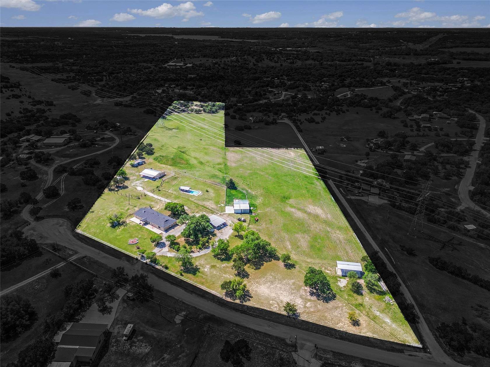 14.2 Acres of Land with Home for Sale in Weatherford, Texas