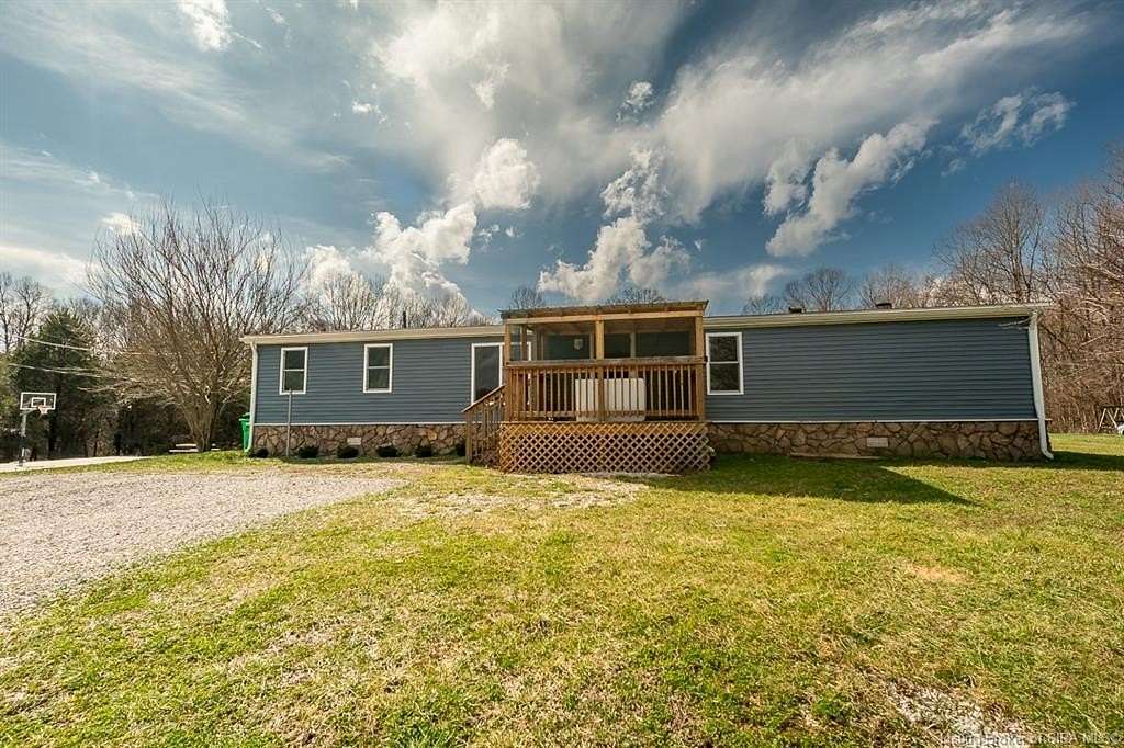 4.36 Acres of Land with Home for Sale in Palmyra, Indiana