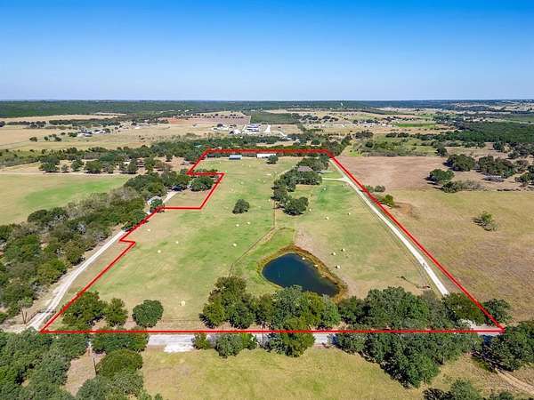 16 Acres of Land with Home for Sale in Mineral Wells, Texas