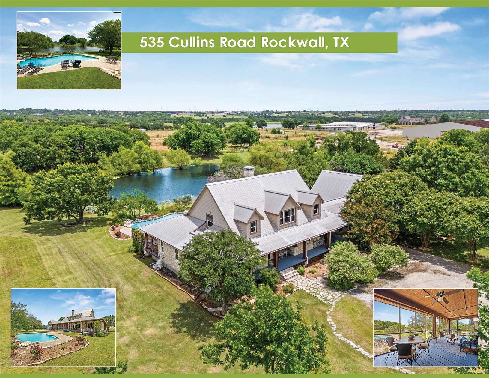 5.7 Acres of Land with Home for Sale in Rockwall, Texas