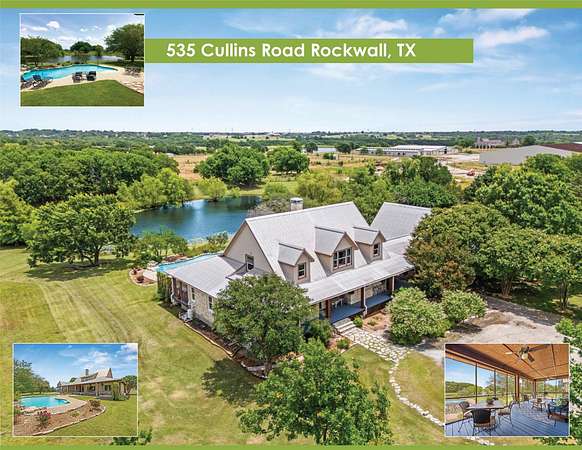 5.7 Acres of Land with Home for Sale in Rockwall, Texas