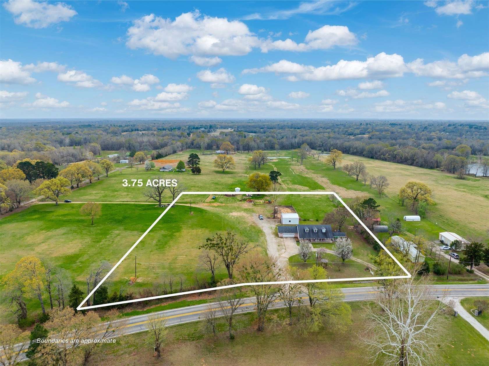 3.75 Acres of Land with Home for Sale in Powderly, Texas