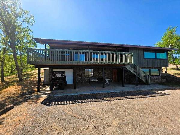 80 Acres of Recreational Land with Home for Sale in Maupin, Oregon
