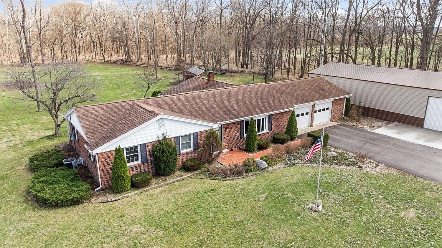 2 Acres of Land with Home for Sale in Connersville, Indiana