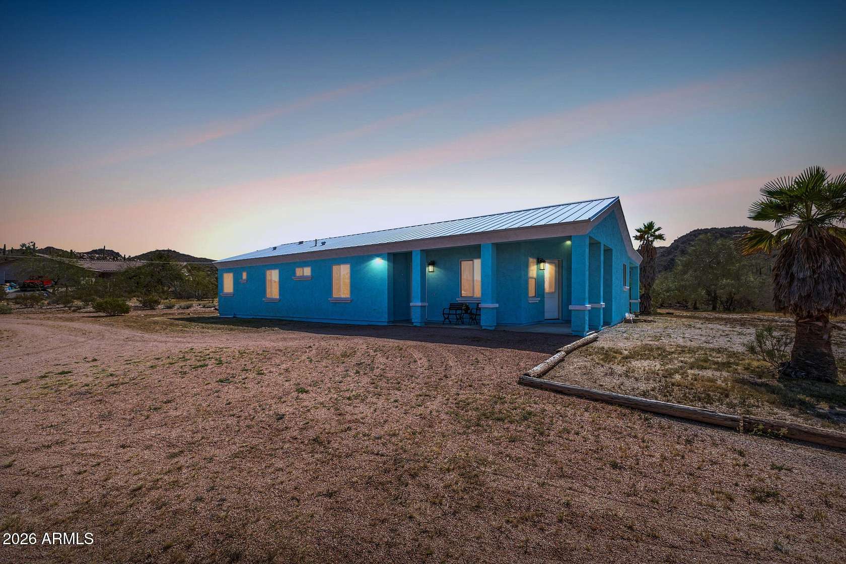 2.5 Acres of Land with Home for Sale in Queen Valley, Arizona