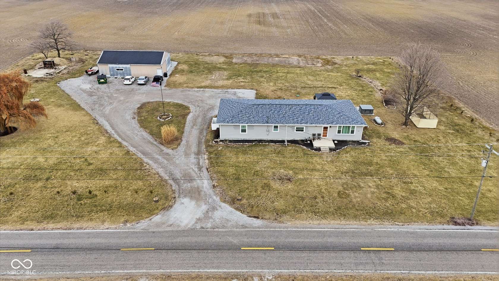 5 Acres of Land with Home for Sale in Sheridan, Indiana