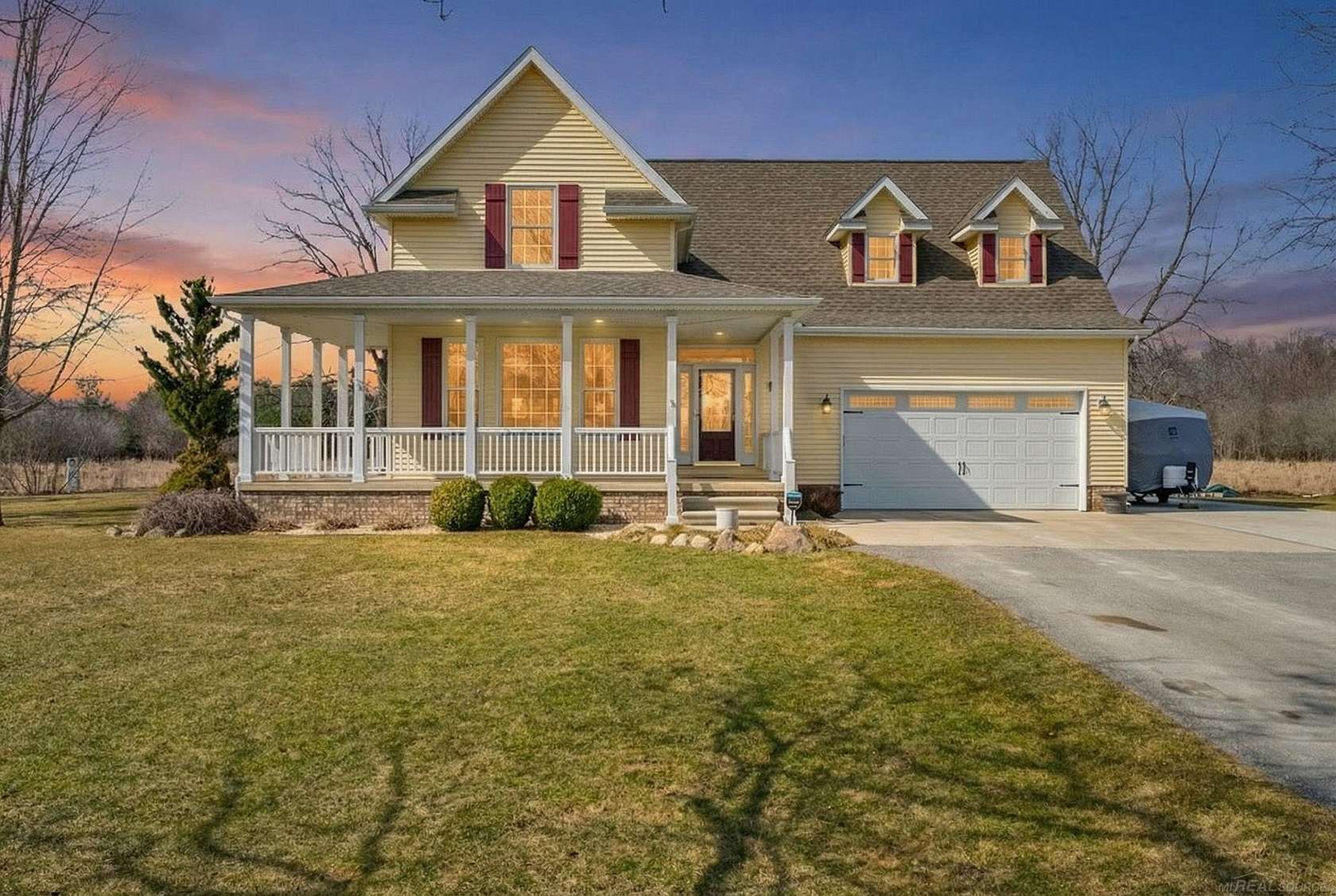 10 Acres of Land with Home for Sale in Lexington, Michigan