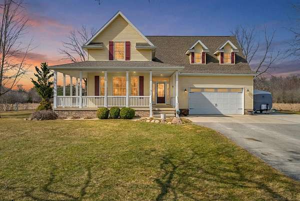 10 Acres of Land with Home for Sale in Lexington, Michigan